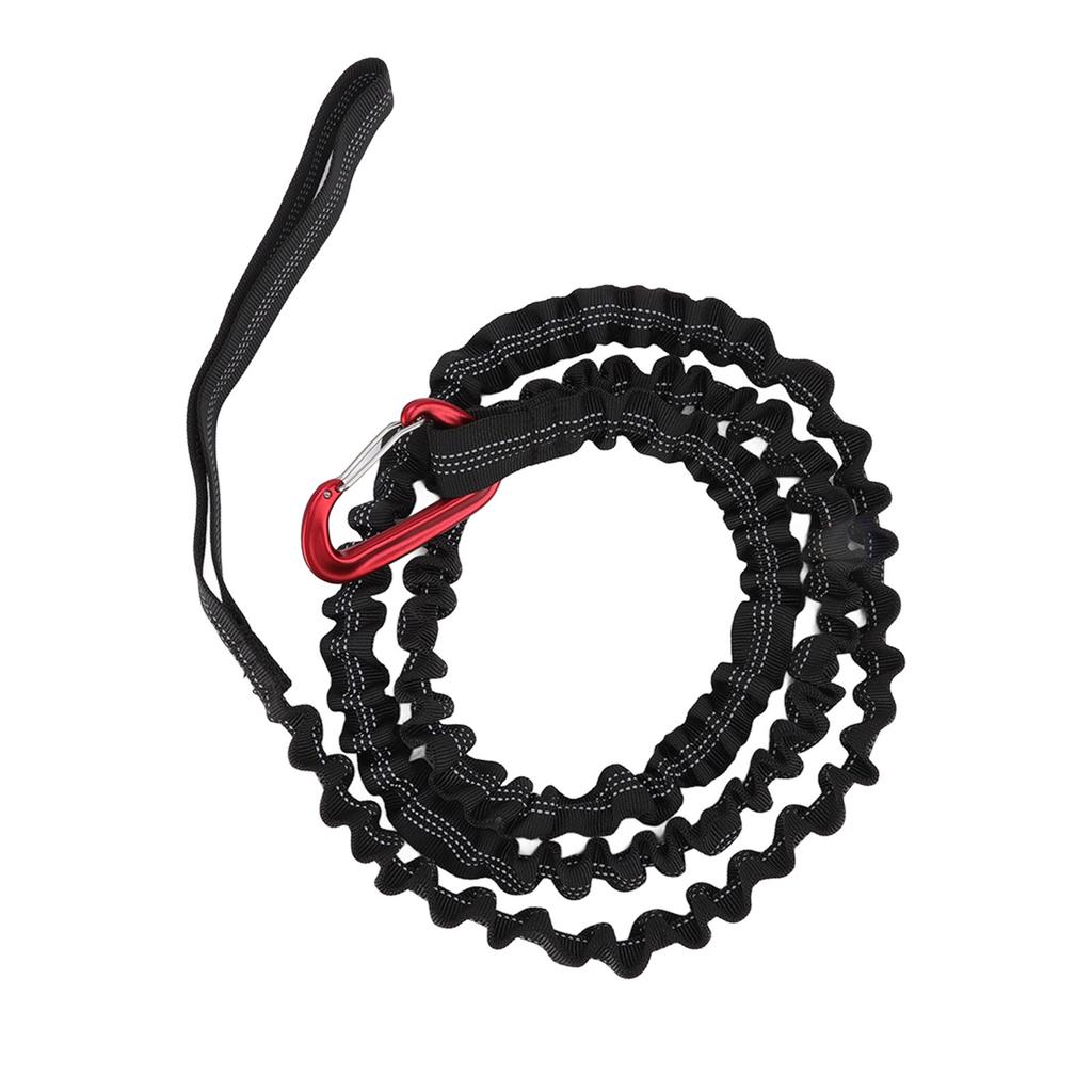 Трос для буксировки велосипеда, естественная длина 1,7 м, растягивающийся дизайн, нейлоновый сплав, портативный для буксировки горного велосипеда