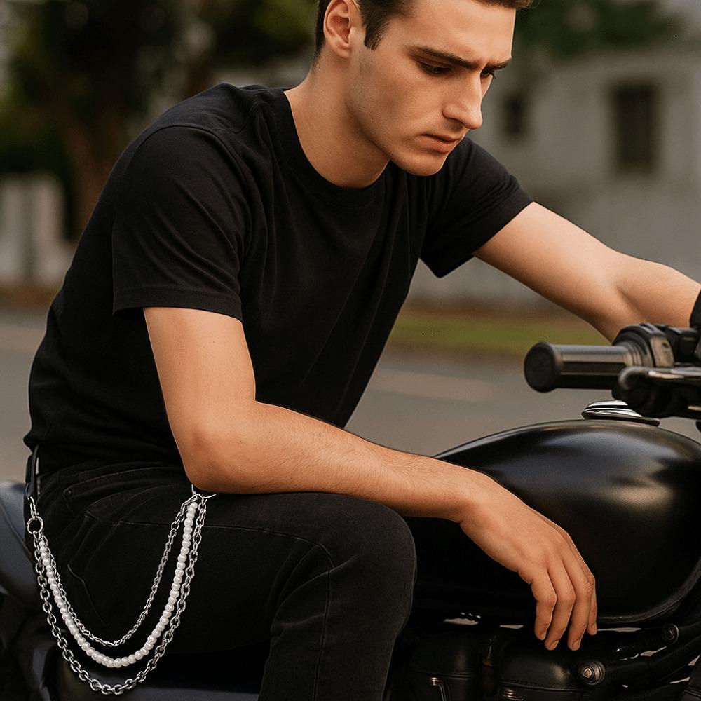 Rock Punk Street Keychains Chain Irregular Biker Pants Chain  Clothing Accessories