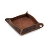 Foldable Desk Organizer Snap Closure Desktop Storage Tray Compact Snap Valet Tray  Home Ofiice