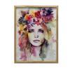 Woman's Face With Wreath Woman's Face With Wreath, 70X100 Cm, Black Aluminum Frame, 230 Gsm Matte Paper