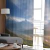 Shangri-La Роскошные шифоновые прозрачные шторы для гостиной, спальни, украшения, оконная вуаль, тюлевая занавеска