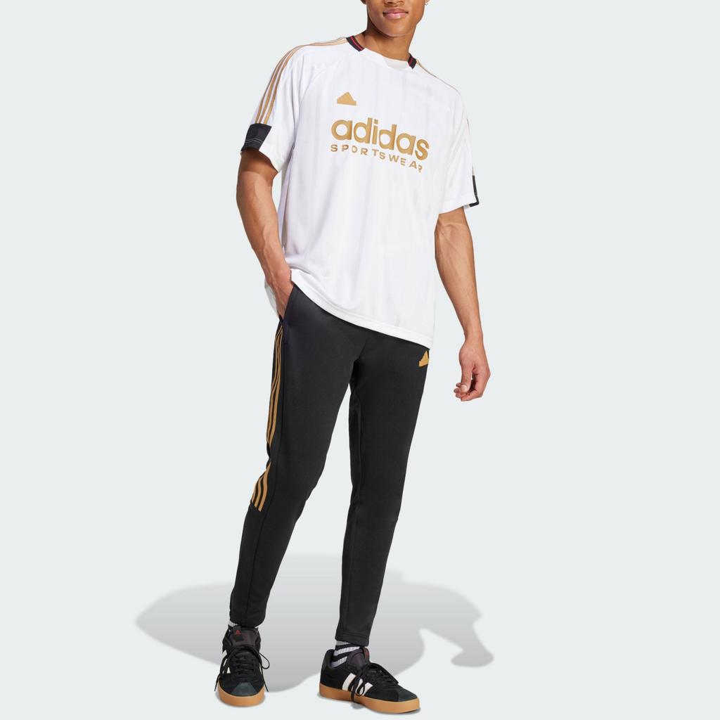 Adidas Футболка House of Tiro Nations Pack белая/черная/Team Victory красная/St Tan мужская уличная одежда IW8867