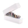 30 Holes Nail Drill Bits Storage Box Nail Grinding Head Holder Stand Display Container Milling Cutter Manicure Organizer Stand