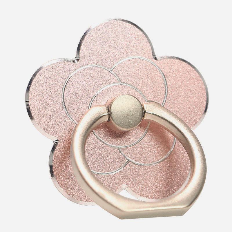 Universal Metal Flower Design Phone Ring Holder Stand