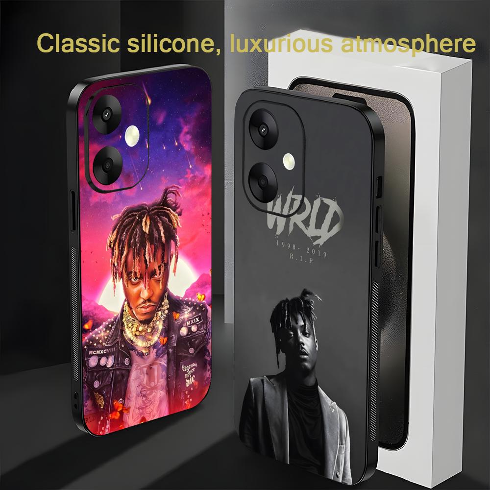 Juice WRLD Trend Album Phone Case For Xiaomi Redmi 14C 13C 12C Note14 13 12 11 10 Pro Plus S Soft Black Phone Cover