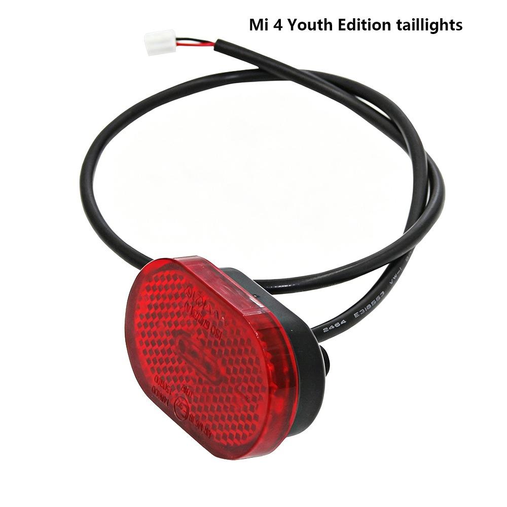 Universal Tail Warning Light Plastic Electric Scooter Rear Mudguard Light for ZT3 G2 G30
