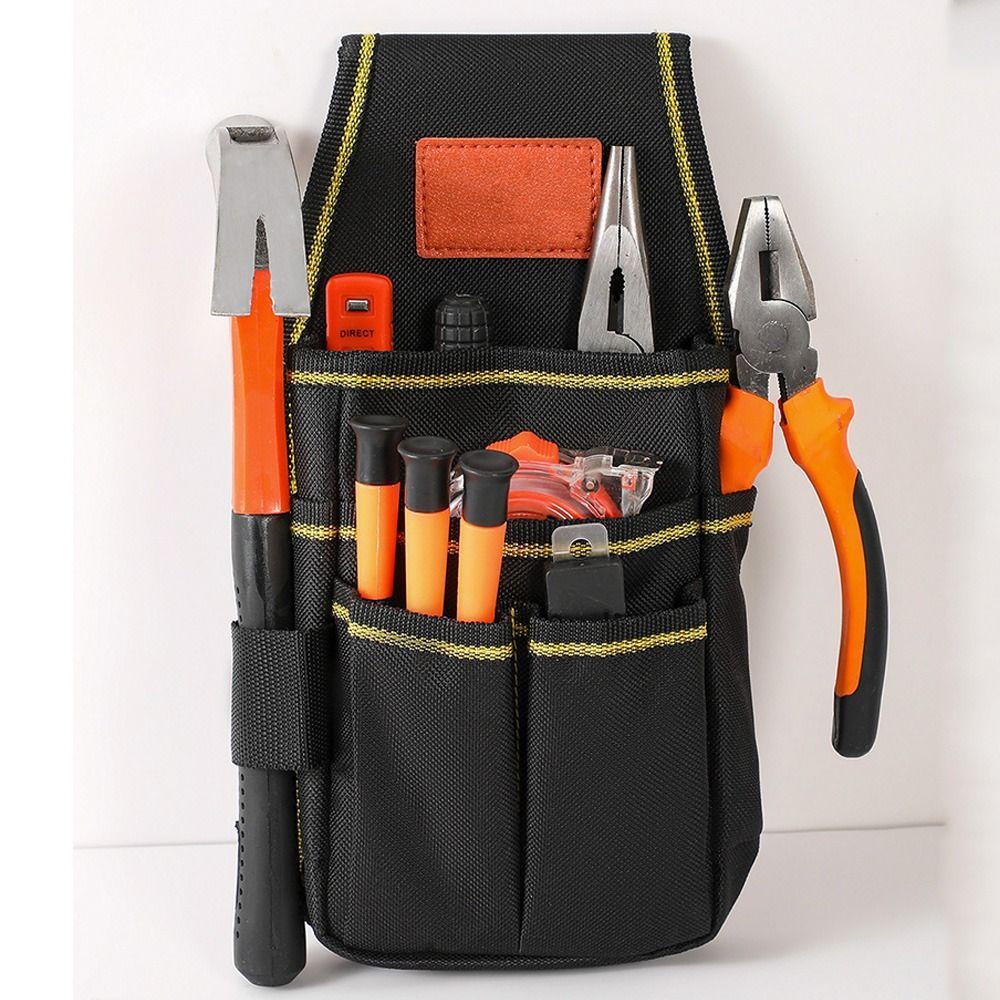 Multifunction Storage Bag Multiple Pockets Toolkit Pouch Repair Bag Hardware Maintenance Organizer