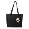Trendy Pu Large Shoulder Bag For Women 2023 Fashionable Tote Bag With Lining