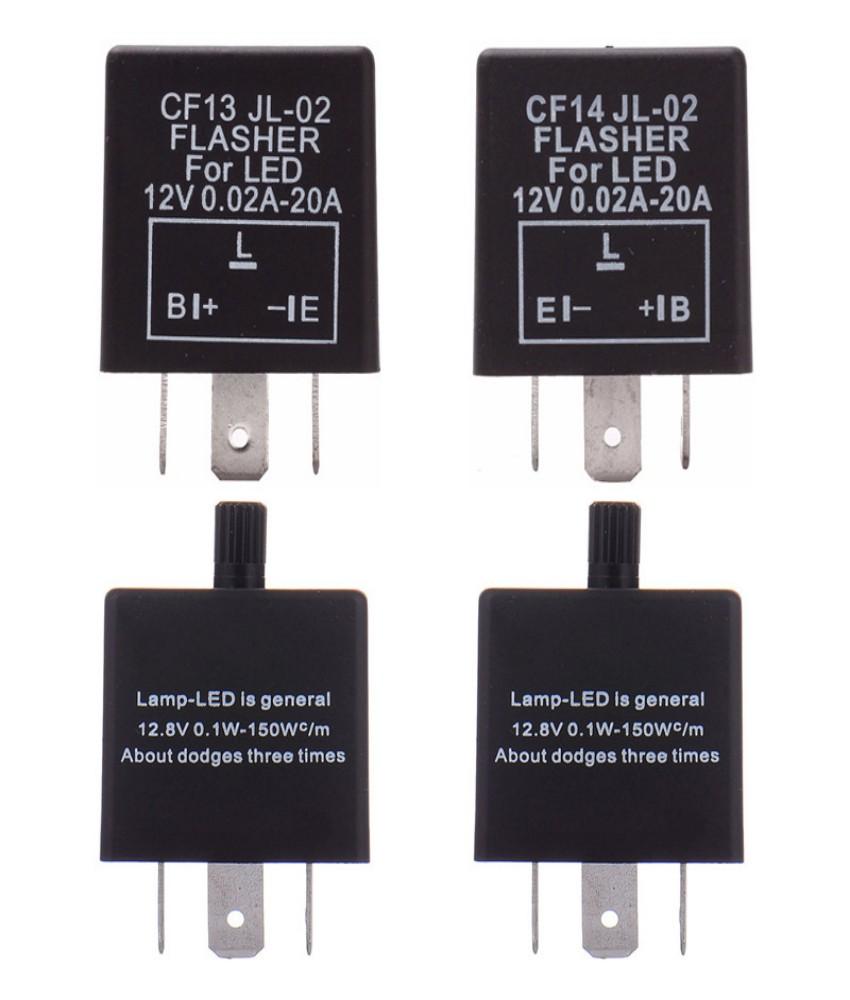 12 В 3-контактный CF13 CF14 JL-02 Электронное реле мигания автомобиля для исправления светодиодного указателя поворота, мигающего света
