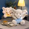 Soft Plush Elephant Toy Huggable Stuffed Animal Ideal For Childrens Bedroom Decor