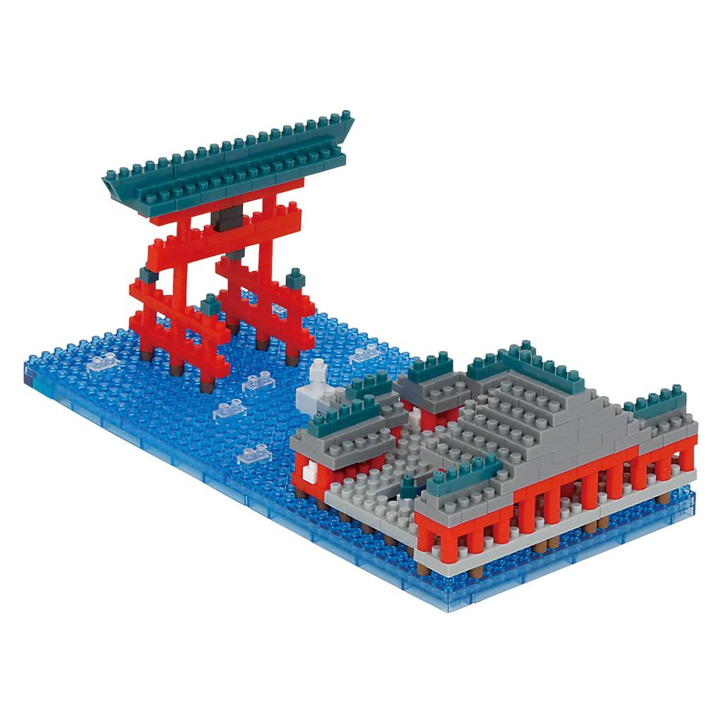 nanoblock Itsukushima Shrine Torii Gate NBH_222