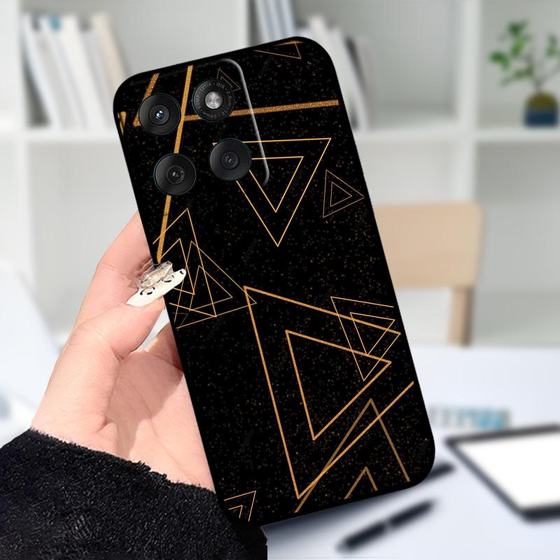 Для Motorola Edge 60 Fusion Мягкий чехол XT2503-4 Милый мультяшный силиконовый TPU чехол для телефона Для Moto Edge 60Fusion 5G Защитный Fundas