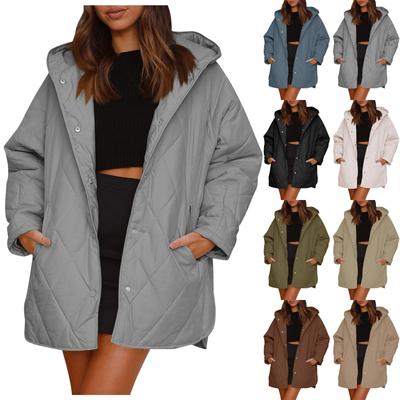 Женская модная повседневная легкая куртка с капюшоном Diamond