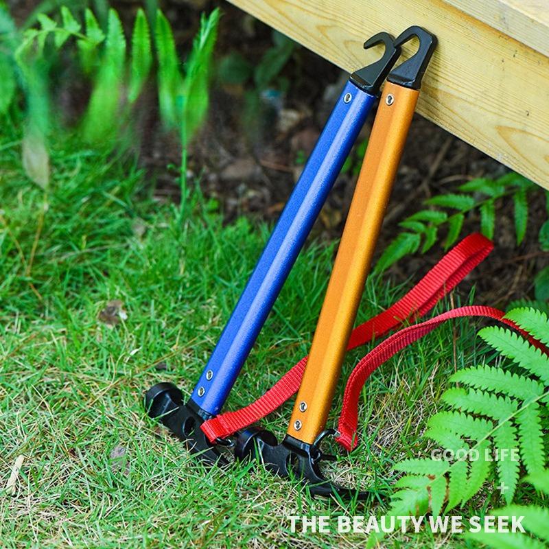 1 шт. уличный молоток с рукояткой из алюминиевого сплава, экстрактор колышков для навеса, молоток для колышков для кемпинговой палатки, многофункциональный молоток для альпинизма и кемпинга