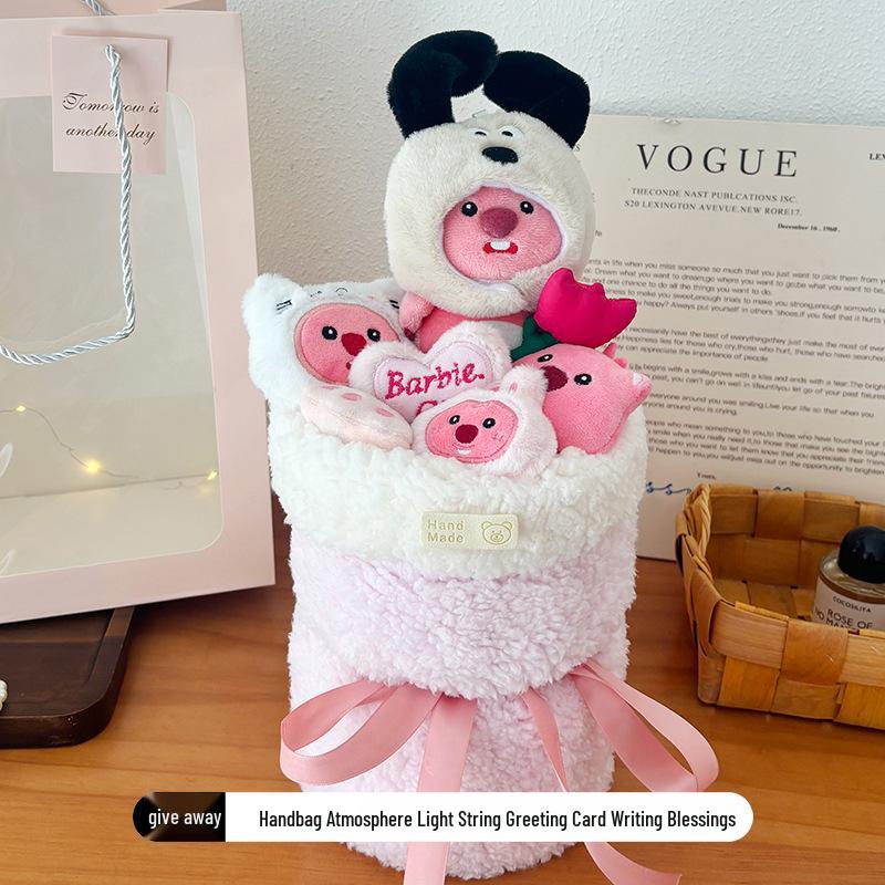 Doll Bouquet: Graduation, Valentine's, Qixi Festival, Birthday Gift for Girls & Best Friends