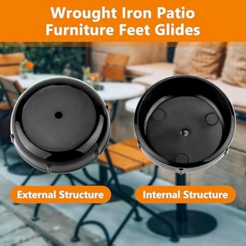 16/20/32PCS Plastic Furniture Feet Caps Round Shape Outdoor Chair Glides Indoor Outdoor Furniture