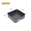 Round And Square Cake Molds Carbon Steel Nonstick Detachable Bottom For Commercial Baking