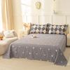 Cotton Bed Flat Sheet for Double Bed Plain Solid Color Top Sheets Single/Queen/King Flat Bedsheets Home Bed Linen Sheets