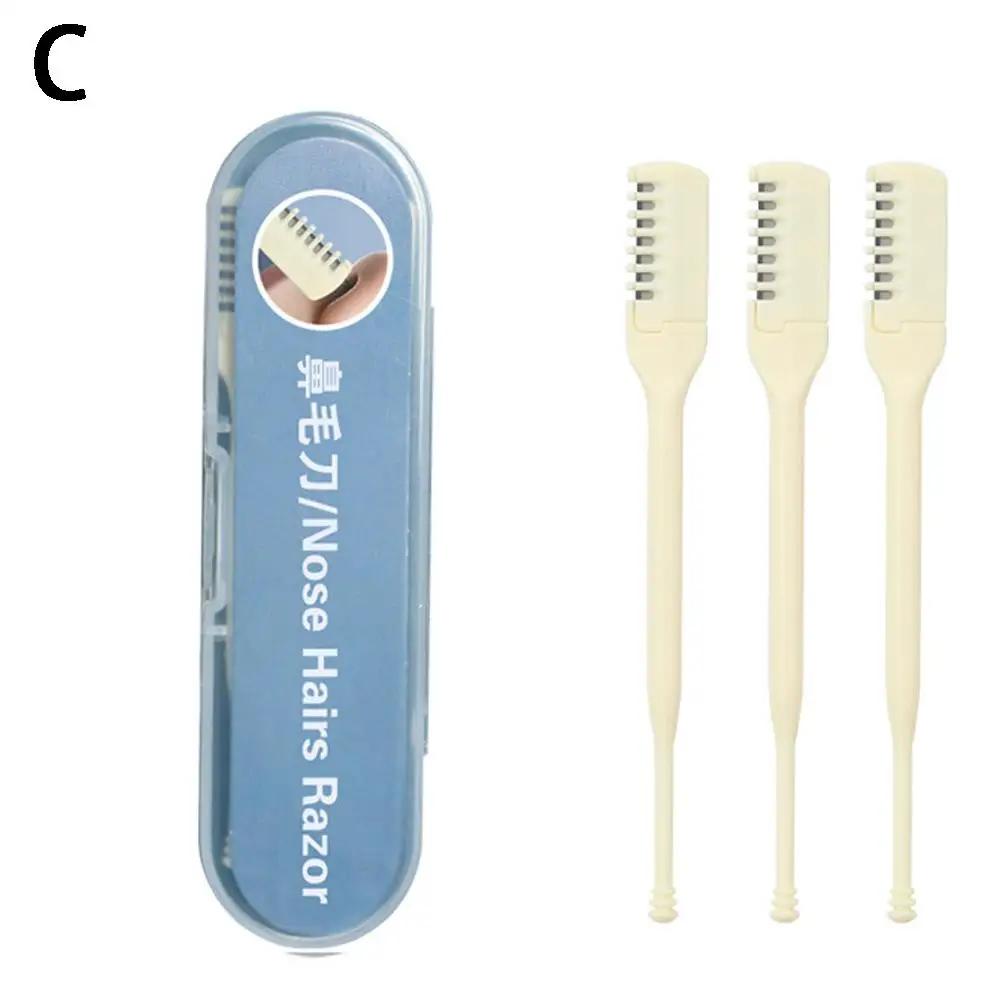 Портативный триммер для удаления волос в носу, вращающийся на 360 градусов, триммер для удаления волос в носу для женщин и мужчин, ручная триммер для удаления волос в носу