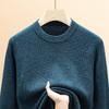 FAPAI Men's Merino Wool & Cashmere Blend Round Neck Sweater