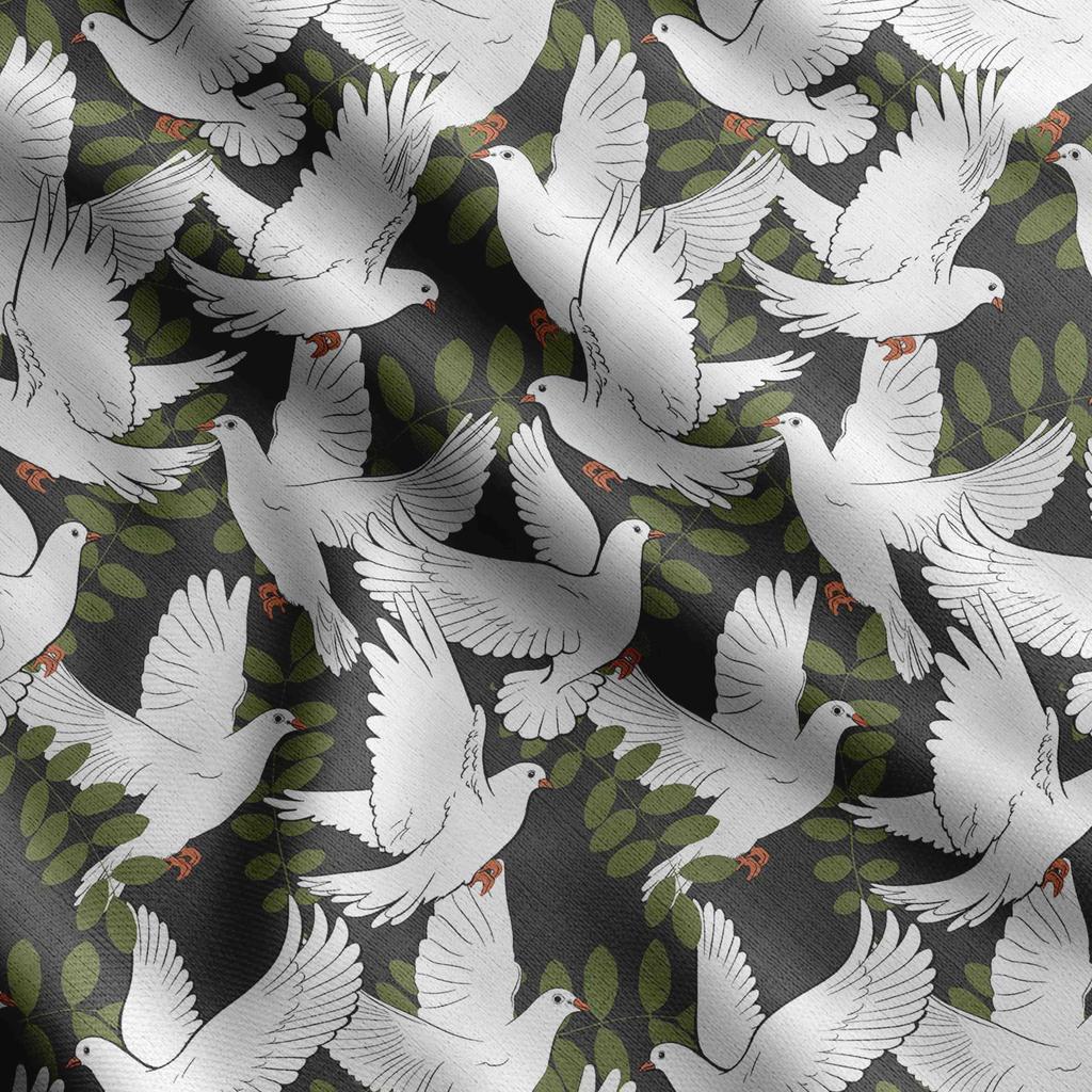 Soimoi Принт с птицами, хлопковый батист, ткань для квилтинга, продаваемая во дворе, ширина 42 дюйма, хлопчатобумажная ткань средней плотности,