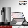 Fold 8 Ultra Case With Smart Mirror Screen Cover Flip Leather Shell Shockproof Magnetic PC Back Galaxy Z