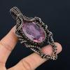 Kunzite Pendant Gemstone Jewelry, 999 Copper Wire Wrapped Pendant, Gift For Women Handmade Pendant
