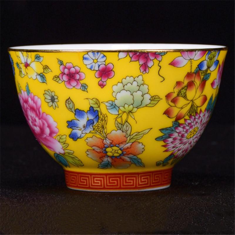 Керамическая чашка для чая Бутиковая чаша для чая Фарфоровый чайный сервиз ручной работы Чашка Посуда для напитков 100 мл