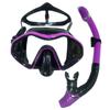 Underwater Snorkeling Half Face Face Swimming Mask Set Scuba Diving Respirator Masks Anti Fog Safe Breathing Snorkeling Masks for Crystal Clear Views