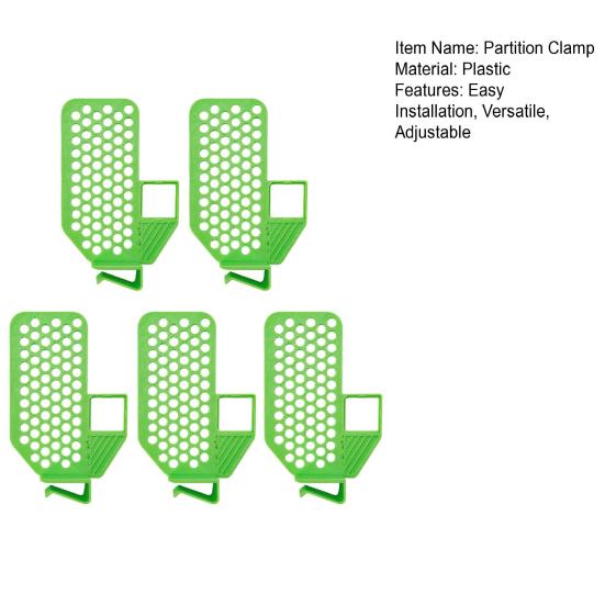 Refrigerator Storage Partition Board Adjustable Plastic Shelf Dividers Storage Splint for Fridge