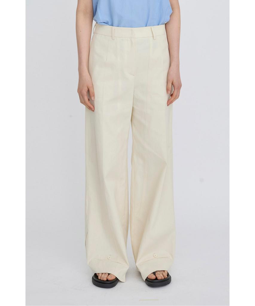 RECODE Layered Waist Panel Detail Hem Pants Rqpas26525Ivx