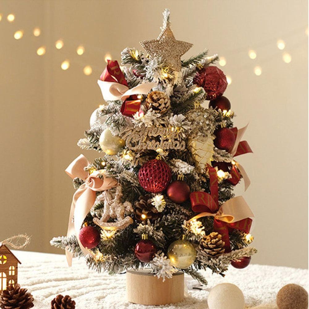45см Набор для сборки рождественской елки своими руками Искусственная сосна Настольная рождественская елка Настольное украшение