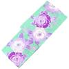 ViVi Sienne Emerald Green Rose Modern Style Women's Yukata, M-L Size, (Purple), Pattern, Ready-to-Weave,