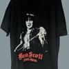 ACDC Bon Scott 90-е Мемориальная Легенда Все размеры Футболка C290 Унисекс Футболка