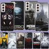 Прозрачные чехлы для телефона Metro 2033 для Samsung S26 Ultra Galaxy S25 Edge S24 S23 FE S21 Plus S20 S22 S10 Чехол С узором Совместимый с