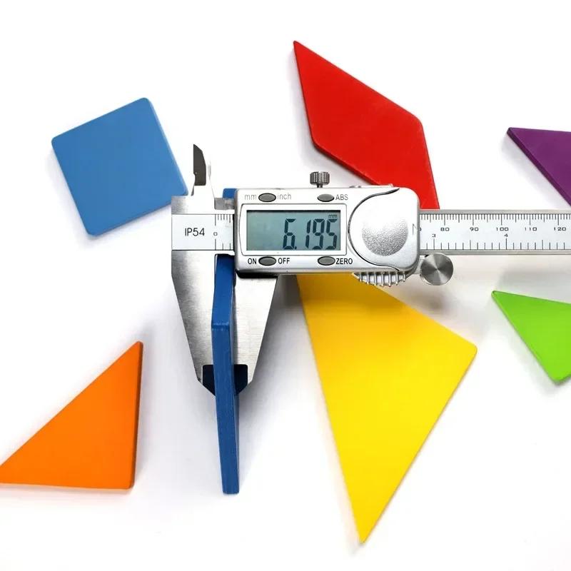 3D Wooden Pattern Animal Jigsaw Puzzle Colorful Tangram Toy Kids Montessori Early Education Sorting Games Toys Children Gift