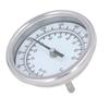 Bimetallic Thermometer G1/2 304 Stainless Steel ?15 Degrees C To 90 Degrees C 83mm Diameter High Accuracy Grill