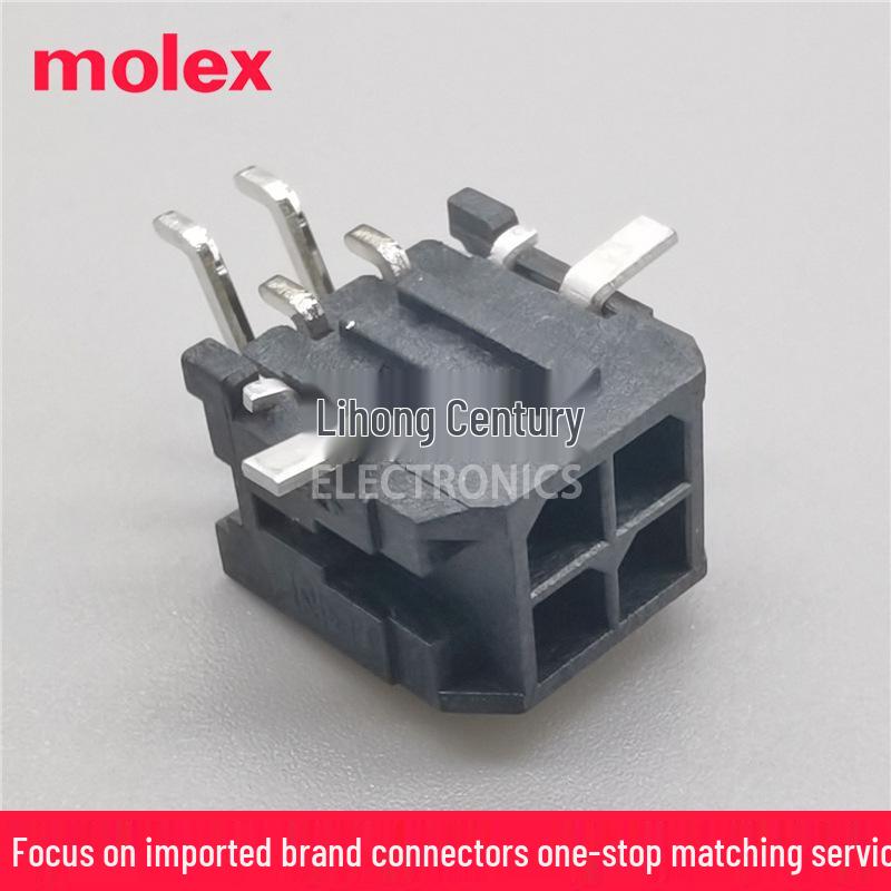 Micro-Fit 3.0 4-Pin Socket, Pitch 3.00mm (Part No. 43045-0410) by Molex