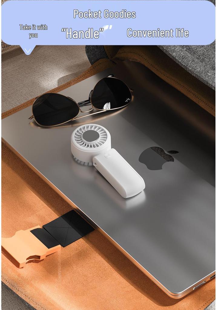 2026 High-Speed USB Mini Portable Folding Handheld Fan with Semiconductor Cooling Technology