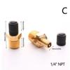 Новый 1/4 NPT 1/8 NPT M10 Клапан заполнения ресивера воздушного компрессора Антикоррозийная латунь Клапан Шредера Клапанная сердцевина автомобильной шины Шина Медь