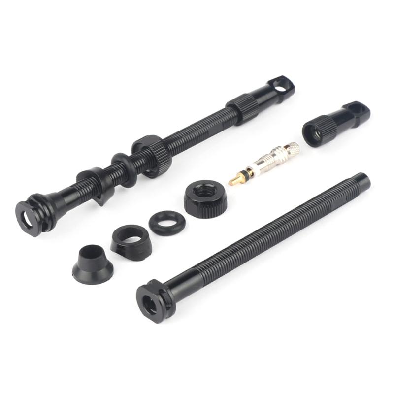 Длинные алюминиевые велосипедные ниппели Легкие велосипедные ниппели Велосипедные бескамерные ниппели Шток для велоспортивного мероприятия