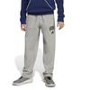 Adidas Essentials CLGT Fleece Medium Gray Size 160 Kids' Sweatpants, Unisex, KLH27, Heather/Black (JW2386),