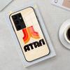 Чехол для телефона Atari для Samsung S26 S25 Edge Ultra 23 22 21 20 Ultra Plus S24 Fe Стеклянная крышка