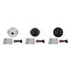 52mm 0-90ohm Signal Fuel Level Gauge Waterproof Dustproof with Red Backlight for Motorcycle Car Boat Universal 12V 24V