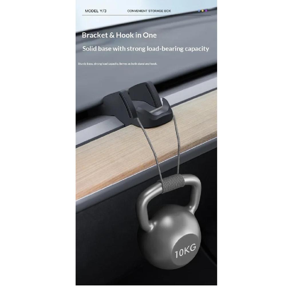 Silicone Phone Holder Mount For Tesla Model 3/Y/YL Juniper Highland 2021-2026+ Dashboard Phone Bracket Car Interior Accessories