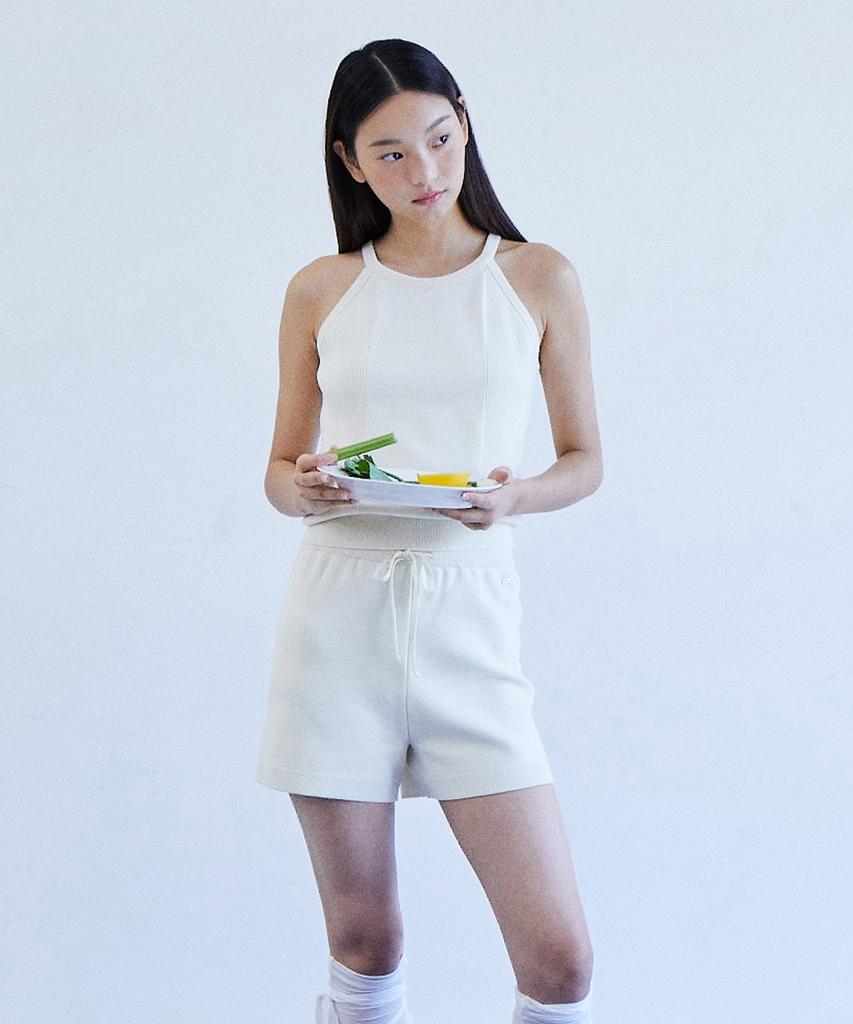AVAM HOME String Knit Shorts Ivory