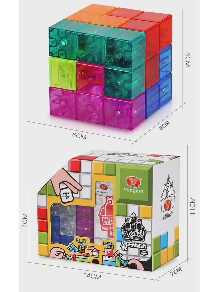 Magnetic Rubik's Soma Cube: Educational Building Blocks for Kids Aged 6+