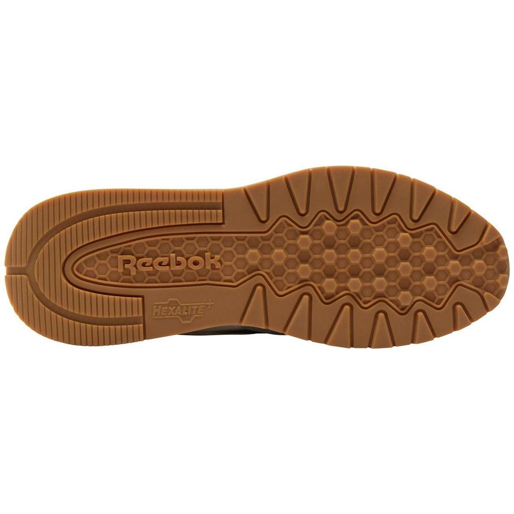 Reebok Классические кожаные кроссовки Hexalite Comfort, универсальные, низкие, для бега, унисекс, серый и белый 100201106