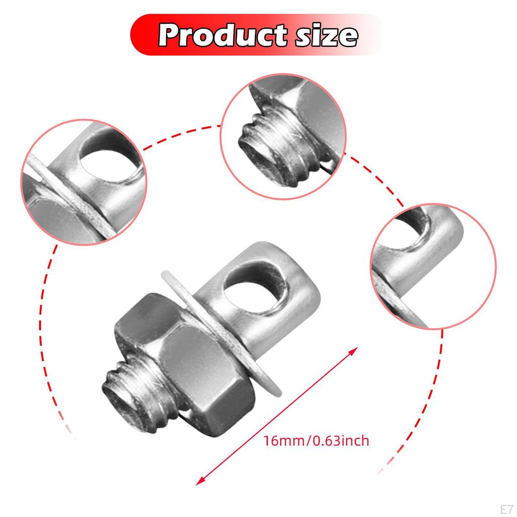 30 штук Регулятор тормозного троса Зажим Анкерный болт Болты Фиксация,Регулятор,Крепление,Блокировка