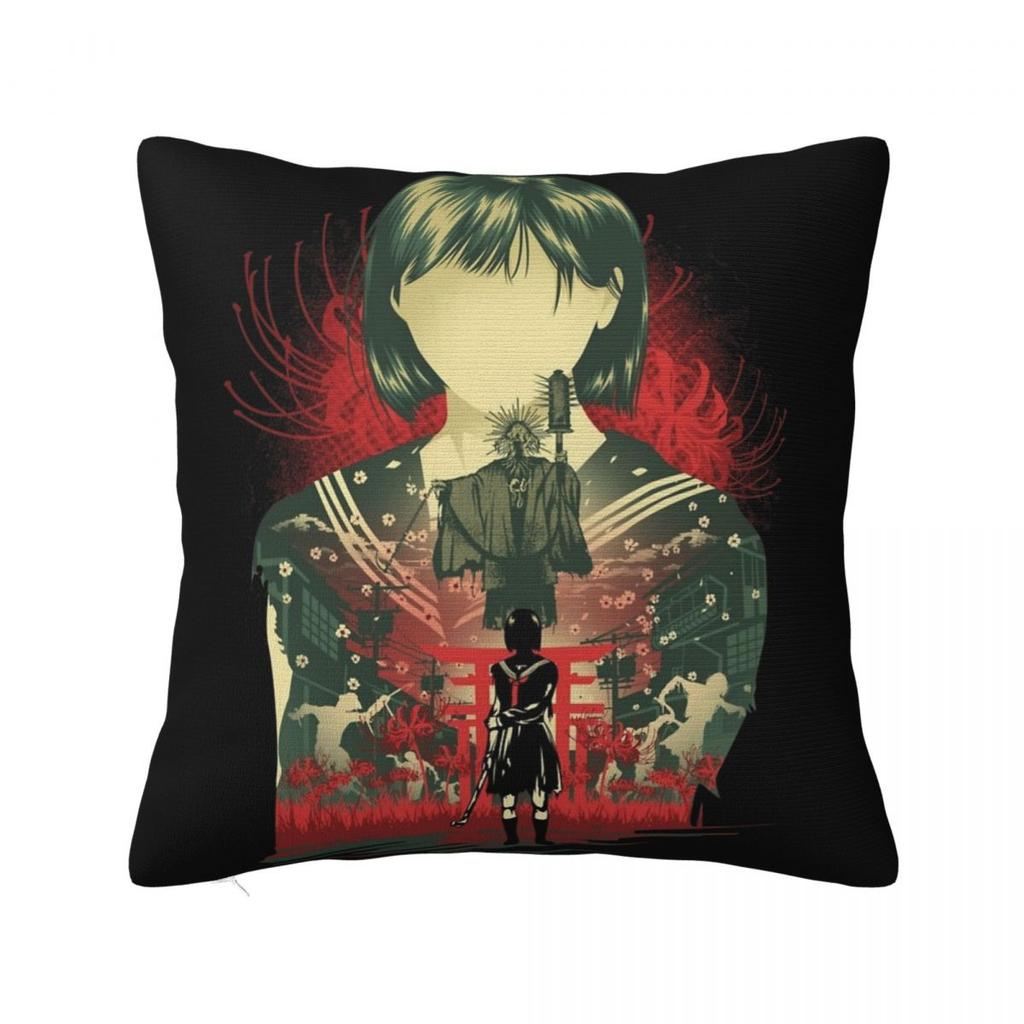 Silent Hill F Horror Game Printed Pillowcases Cushion Cover Gaming Lover Pillow Covers Warm Bedroom Decor Square Multi-Size